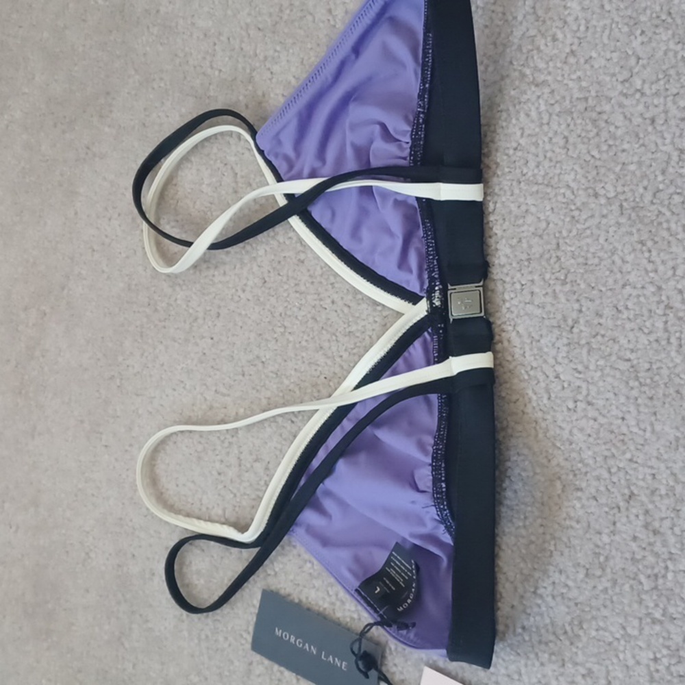 NWT Morgan Lane Jourdan Orchid Bikini Top Swimwear Size Large 19S62SLT - Picture 3 of 8
